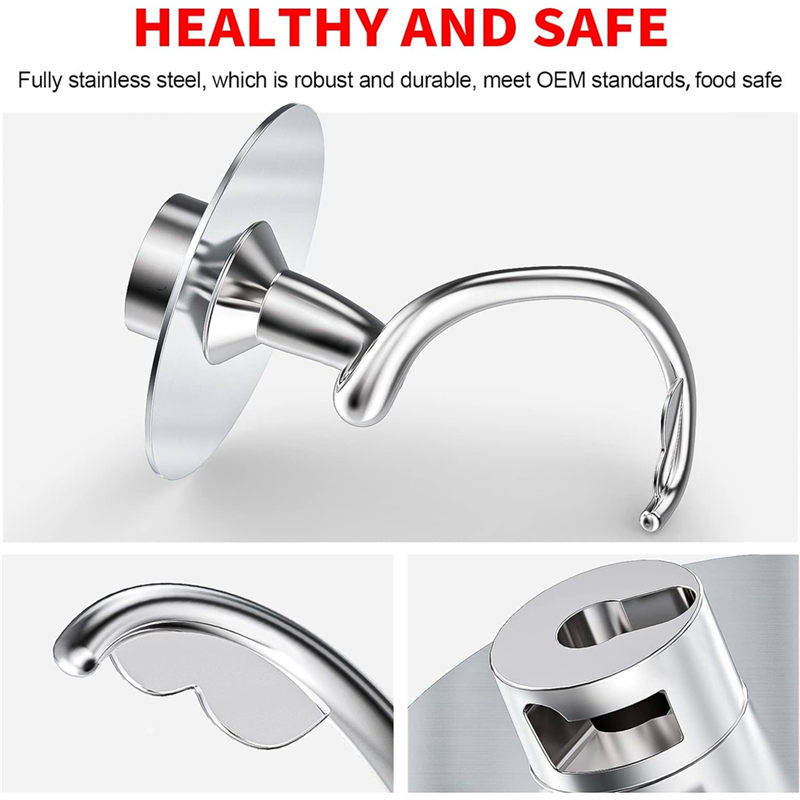 Stand Mixer Bowl - Hak spiralny ze stali nierdzewnej do