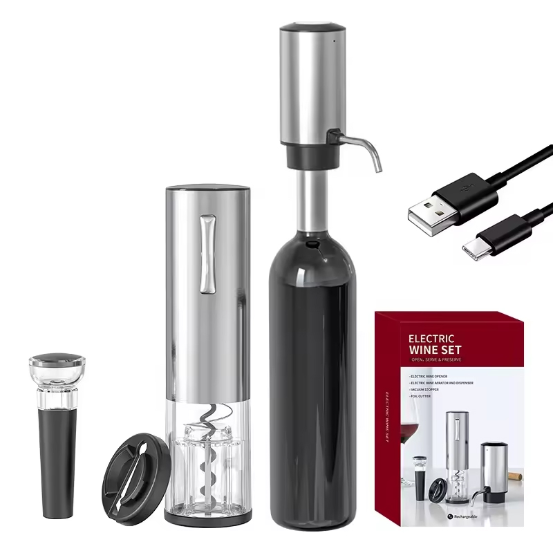Wine Opener Electric - 2024 Nowy projekt 4 w 1