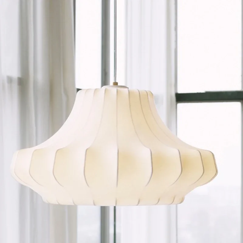 Kitchen Appliances In White - Nordycka lampa z tkaniny, prosta lampa
