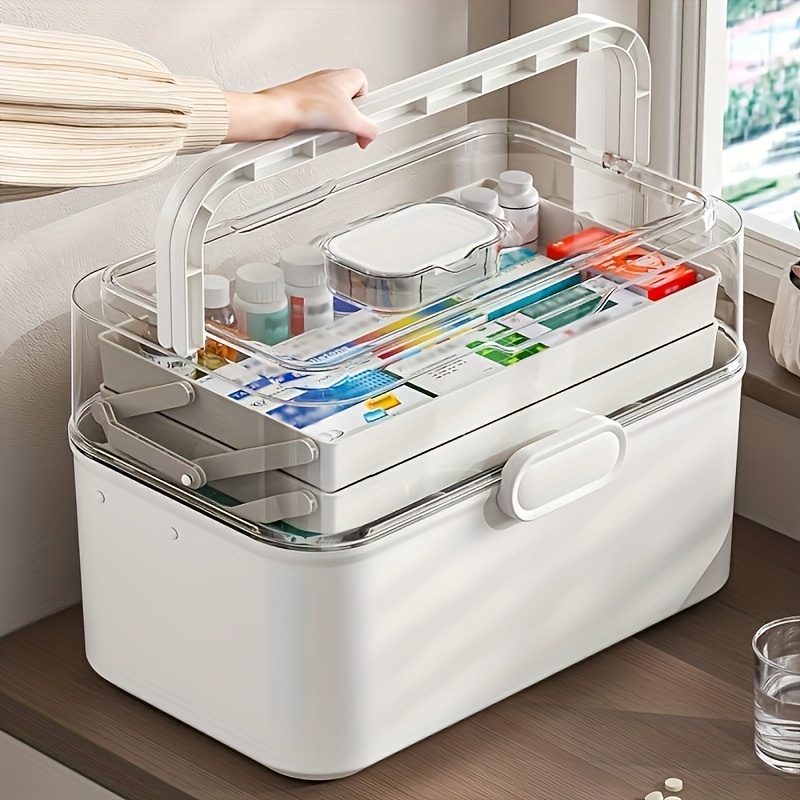 Kitchen Appliances In White - Pojemnik/Organizer na leki o dużej pojemności
