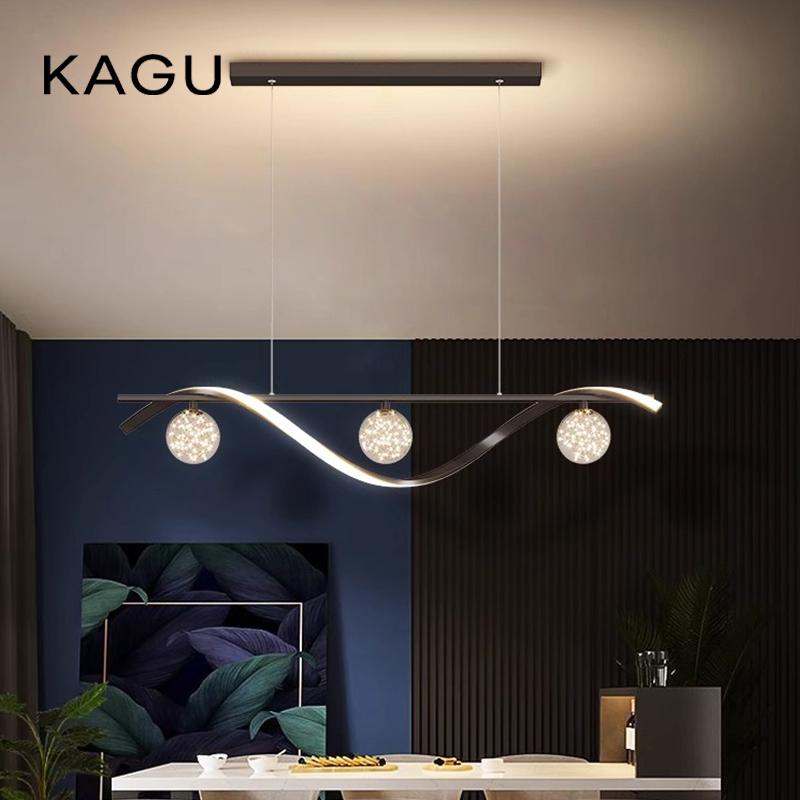 Kitchen Appliances In White - Nowoczesne minimalistyczne lampy wiszące LED z