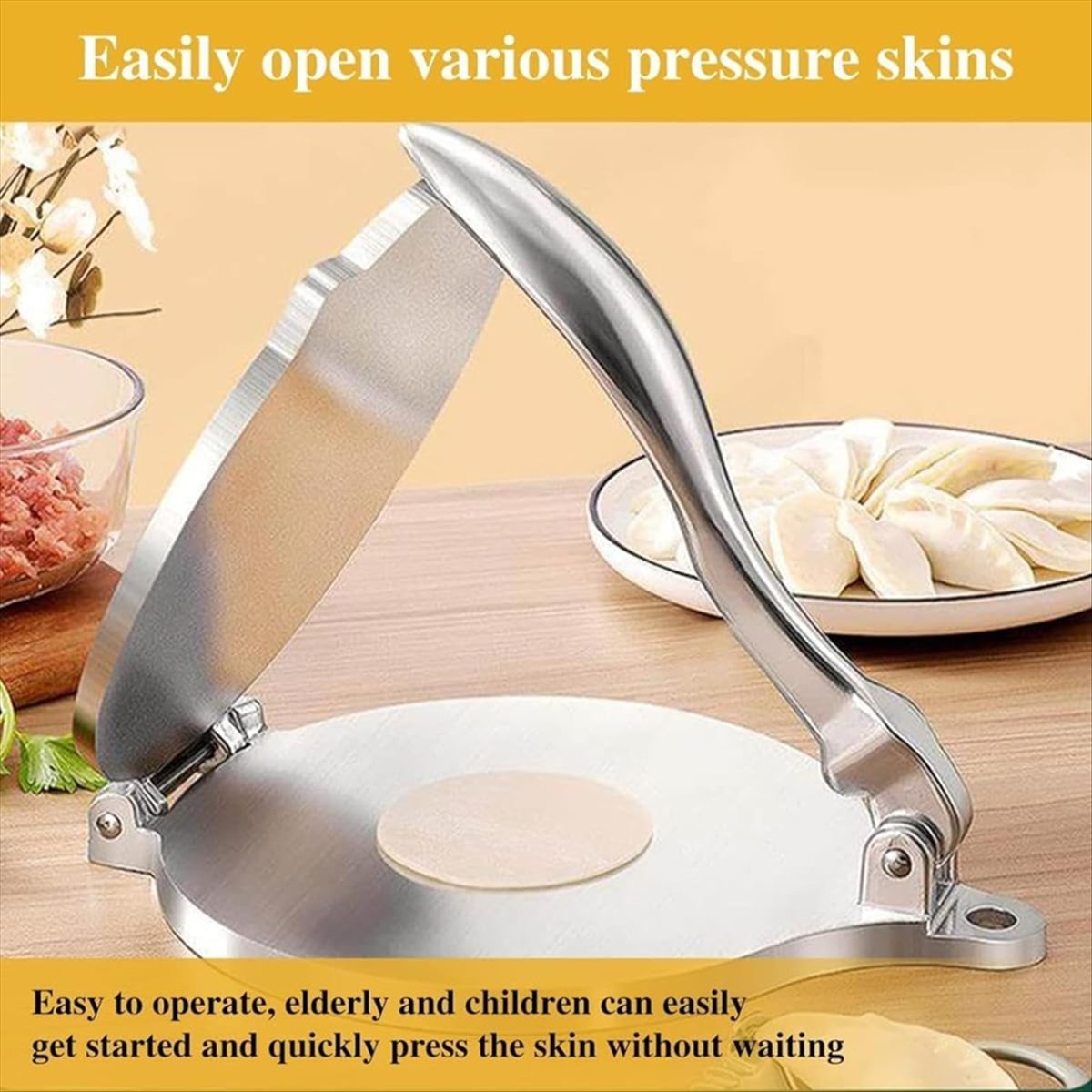 Tortilla Press Cast - Prasa do tortilli A20I ze stopu