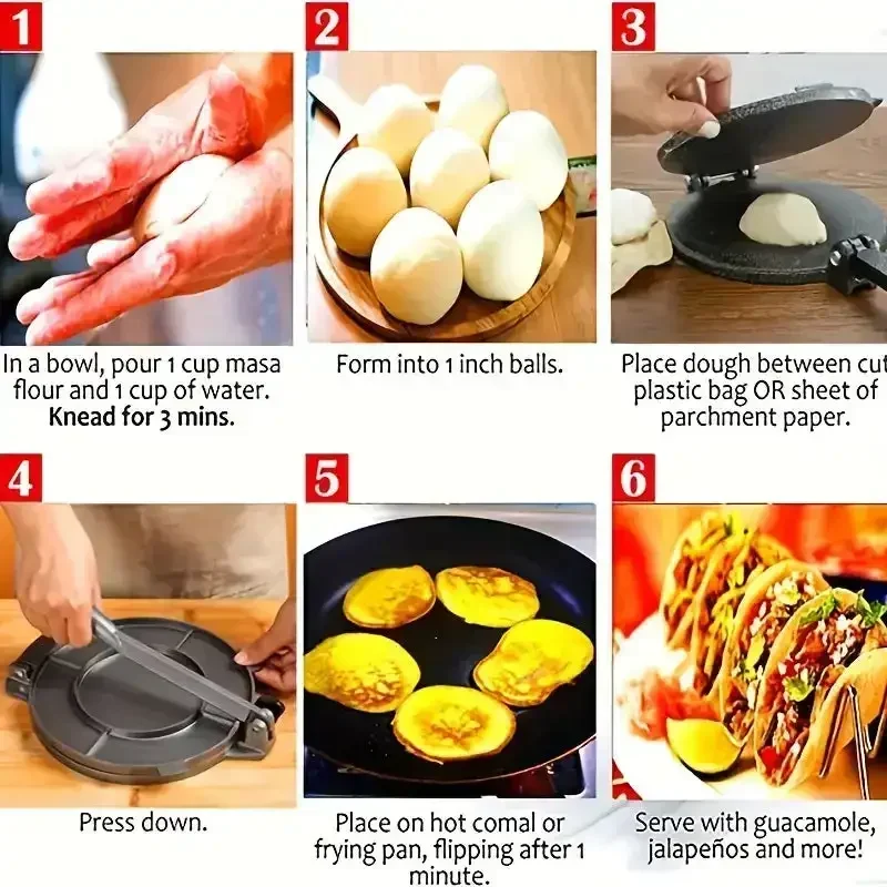 Naczynia żeliwne Żeliwna prasa – Tortilla Press Cast recenzja i cena